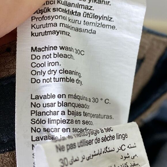 Altinyildiz Classics Laci Navy Blue Textured Chino Pants Size 32 - Picture 6 of 6